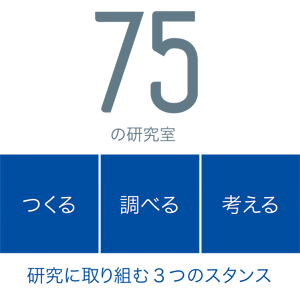 75の研究室 研究に取り組む3つのスタンス